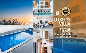 Sunset Paradise - Luxury Villa With Private Pool, Sea View & Rooftop